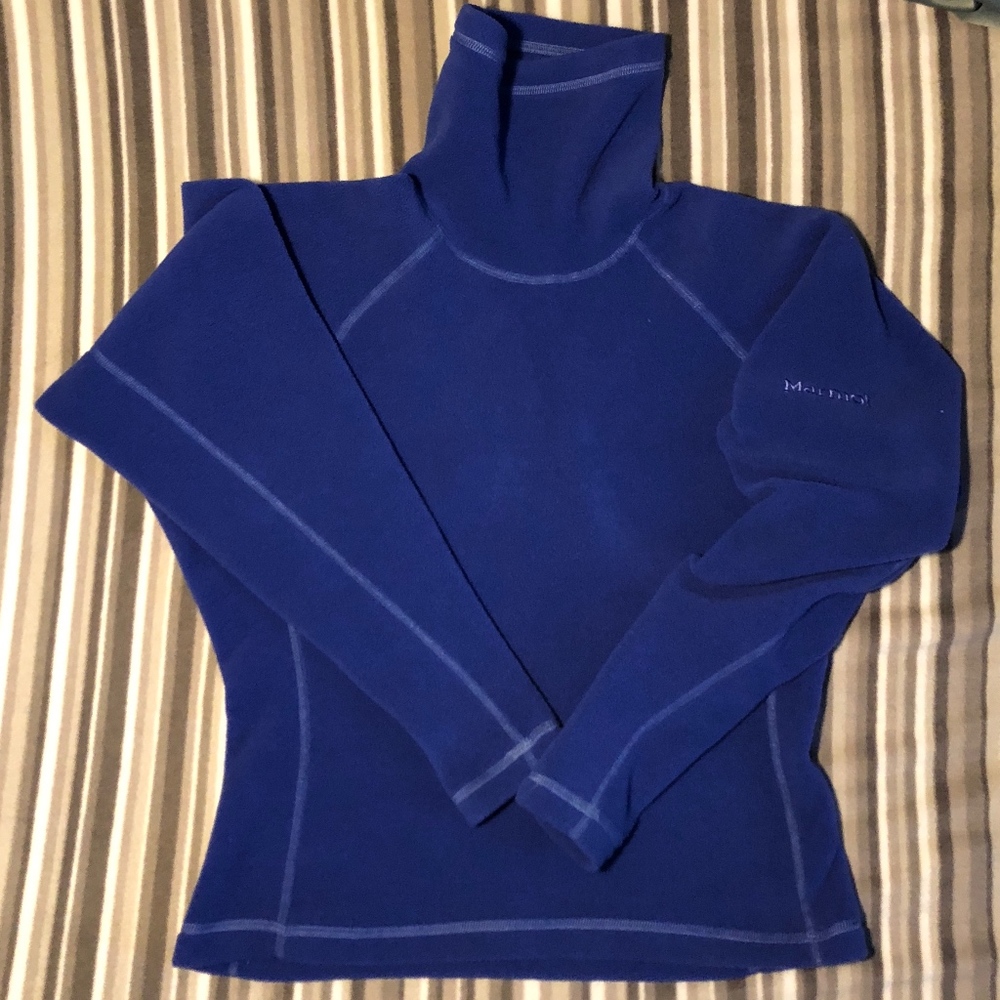 MARMOT fleece turtleneck pullover Kids Sz. S GUC